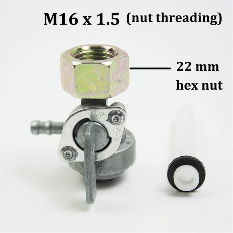 HIGHFINE Gas Tank Fuel Switch Valve Pump Petcock for Chinese Gasoline Generator 5.5hp 6.5hp 7hp 8hp 9hp 11hp 13hp 14h 15hp 16hp 168F 163CC 196CC 170F 208CC 211 - Image 2